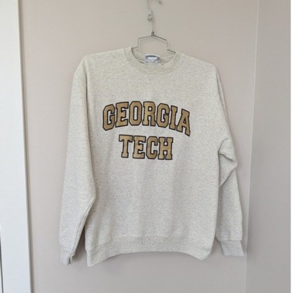 Champion Other - Champion Georgia Tech Sweatshirt Mens Large Crewneck Yellow Jackets